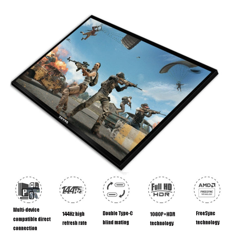 ZGYNK TPZ1303 Type-c Portable Computer Extender Display, US Plug ZGYNK TPZ1303 Type-c Portable Computer Extender Display, US Plug